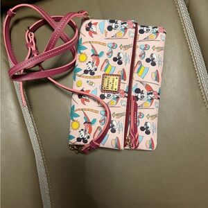 Dooney & Bourke Mickey Mouse Summer Fun Pink Disney Crossbody